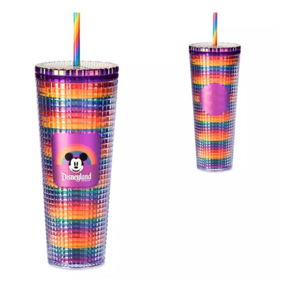 Disney Pride Collection Starbucks® Tumbler with Straw – Purple Mickey Mouse - Picture 3 of 7